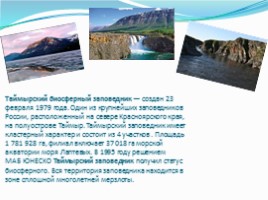 Государственный природный биосферный заповедник «Таймырский», слайд 2