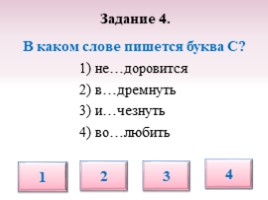 Тест по русскому языку для 5 класса «Буквы З-С на конце приставок», слайд 10