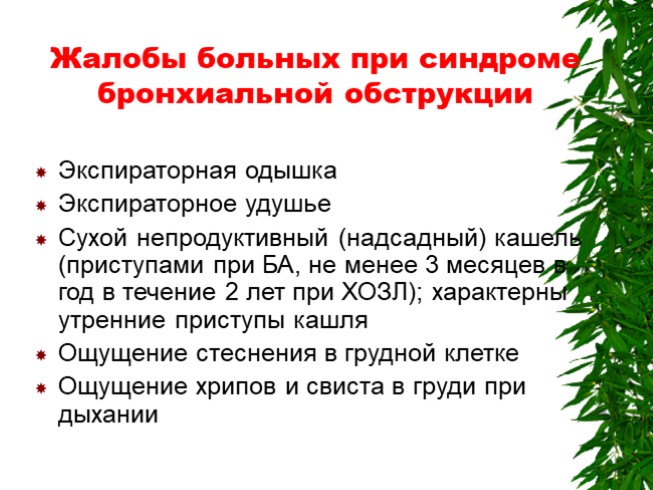 Презентация - Обструктивный синдром