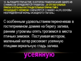 Тренажер ОГЭ «Правописание суффиксов», слайд 11