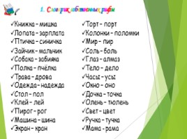 Проект по русскому языку "Рифмы" 2 класс, слайд 3