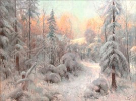 Зима в картинах русских художников, слайд 4