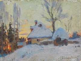 Зима в картинах русских художников, слайд 7