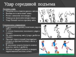 Обучение технике ударов по мячу в футболе, слайд 5