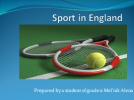 Виды спорта в Великобритании, слайд 1