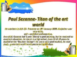 Paul Cezanne(1839 - 1906) (английский язык), слайд 2