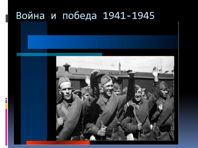 Война и победа 1941 - 1945