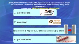 Дисциплинарный устав таможенных органов Республики Беларусь, слайд 16