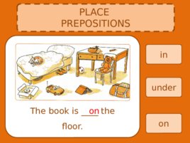 Place prepositions, слайд 10