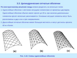 Лекция 3 "Покрытия с пространственными несущими конструкциями", слайд 12
