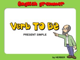 Verb to be ppt flashcards fun activities games grammar guides, слайд 1