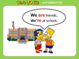 Verb to be ppt flashcards fun activities games grammar guides, слайд 7