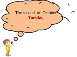 The second of October Tuesday