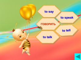 Тест «To say, to tell, to speak, to talk», слайд 3