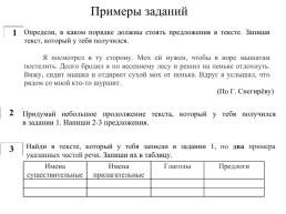 Апробация инновационных моделей КИМ по русскому языку для начального образования, банка новых заданий, слайд 5