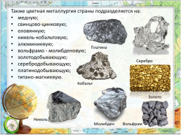 Цветная металлургия в России, слайд 5