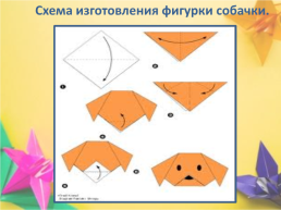 Оригами. Фигурка собачки, слайд 4