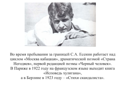 Сергей Есенин (1895 —1925). Тема родины в лирике поэта, слайд 34