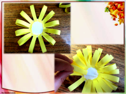 Красивые объёмные цветы своими руками мастер – класс по изготовлению  цветов в технике объёмной аппликации, слайд 9