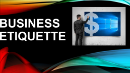 Business etiquette, слайд 1