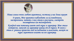 Окрас и характер кошки, слайд 3
