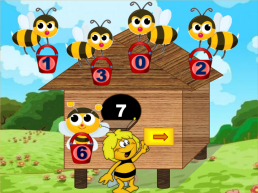 «В гостях у пчёлки майи» (игра по теме «Состав чисел первого десятка»), слайд 74