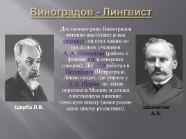 Виктор Владимирович Виноградов, слайд 8
