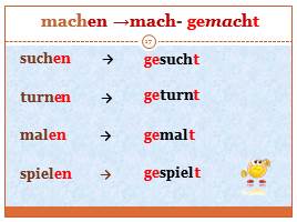 Немецкий язык «Perfekt», слайд 17