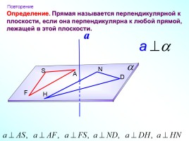 Теорема о трех перпендикулярах, слайд 2