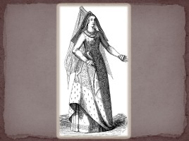 Готический стиль в одежде Средневековья, слайд 48