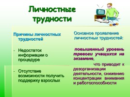 Психологическое сопровождение подготовки к ЕГЭ, слайд 9