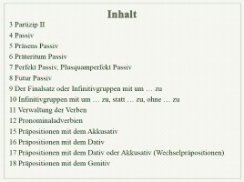 Урок немецкого языка «Грамматика 9 класс - Таблицы и схемы», слайд 2