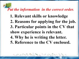 How to write an Application Letter and Curriculum Vitae, слайд 14