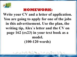 How to write an Application Letter and Curriculum Vitae, слайд 17