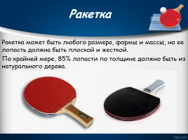 Настольный теннис - Правила игры, слайд 6