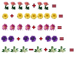 Картинный диктант «Цветочный», слайд 1