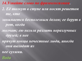 Что такое фразеология?, слайд 108