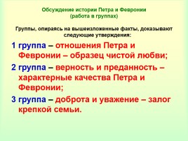 Семья и семейные ценности «Пётр и Феврония Муромские - образец семейных отношений», слайд 20