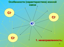Химическая связь - Ионная химическая связь, слайд 14