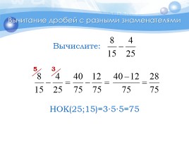 Математика 6 класс «Дроби с разными знаменателями», слайд 17