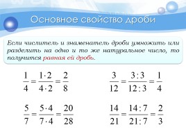 Математика 6 класс «Дроби с разными знаменателями», слайд 3