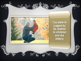 How do Elderly people live?, слайд 3