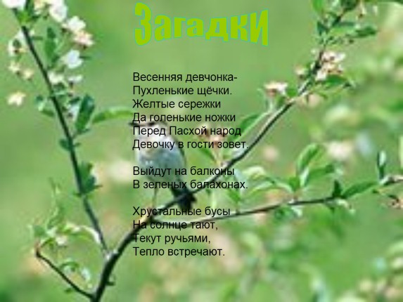 Презентация Проект по литературному чтению «Природа и мы»