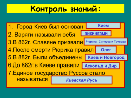 Образование Древнерусского государства, слайд 40