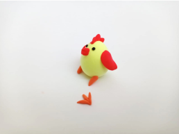 Авторский мастер-класс лепим цыплёнка из застывающего пластилина, слайд 13