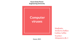 Computer viruses, слайд 1