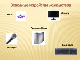 Основные компоненты компьютера и их функции (процессор, устройства ввода и вывода, оперативная и долговременная память), слайд 3