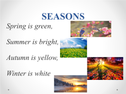 The weather and seasons, слайд 11