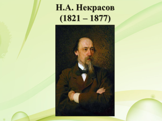 Н.А. Некрасов (1821 – 1877)