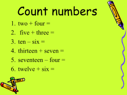 Numbers, слайд 6